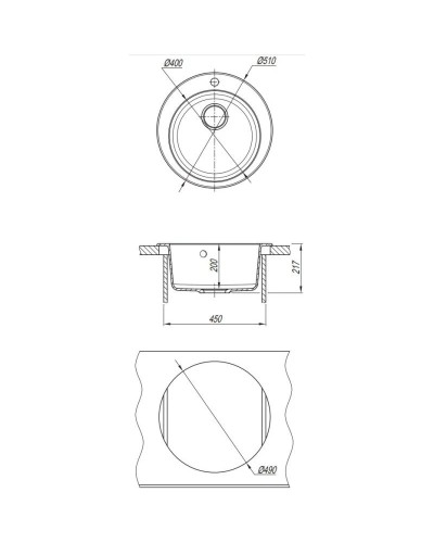 Кухонная мойка Dr.Gans Гала терракота 25.010.B0510.406