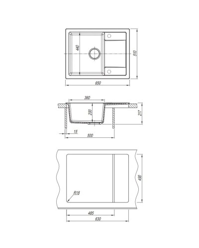 Кухонная мойка Dr.Gans Техно терракота 25.030.C0650.406
