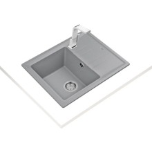 Кухонная мойка Teka Stone 45 S-TG 1B 1D серый металлик 115330042