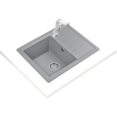 Кухонная мойка Teka Stone 45 S-TG 1B 1D серый металлик 115330042