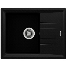 Кухонная мойка Teka Stone 45 S-TG 1B 1D черный металлик 115330045