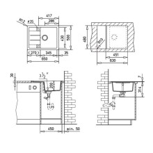 Кухонная мойка Teka Astral 45-B-TG песочный 88912