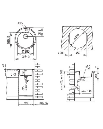 Кухонная мойка Teka Centroval 45 B-TG топаз бежевый 88838