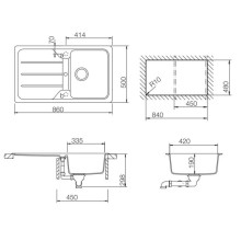Кухонная мойка Teka Simpla 45-TG белый арктик 40144500