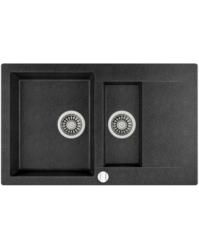 Кухонная мойка Teka Clivo 60 B-TQ черный металлик 40148020