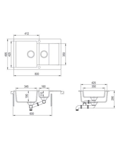 Кухонная мойка Teka Clivo 60 B-TQ топаз бежевый 40148022