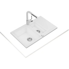 Кухонная мойка Teka Clivo 60 B-TQ белый мрамор 40148024