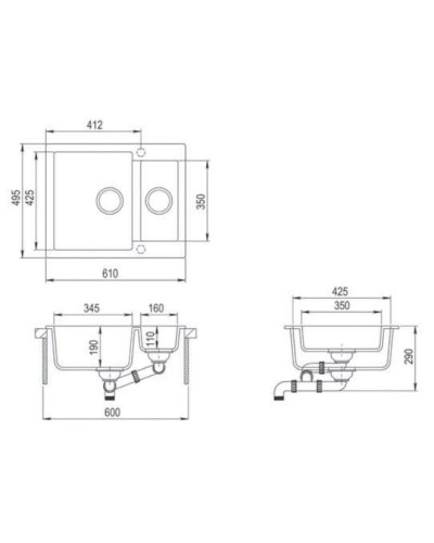 Кухонная мойка Teka Clivo 60 S-TQ топаз бежевый 40148032