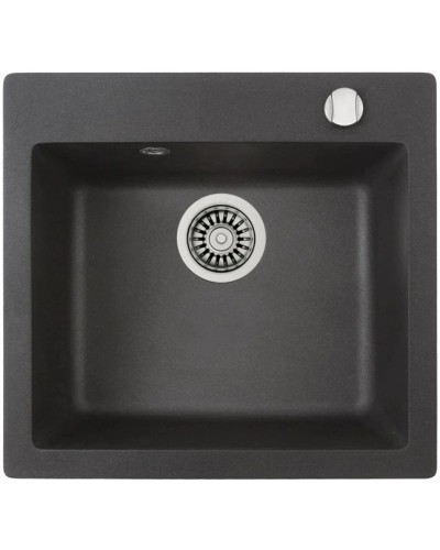 Кухонная мойка Teka Clivo 50 S-TQ черный металлик 40148010