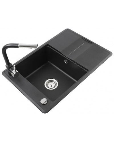 Кухонная мойка Teka Estela 50 B-TQ черный металлик 40148080