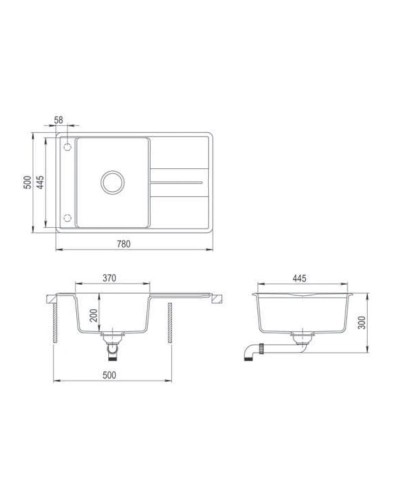 Кухонная мойка Teka Estela 50 B-TQ песочный 40148083