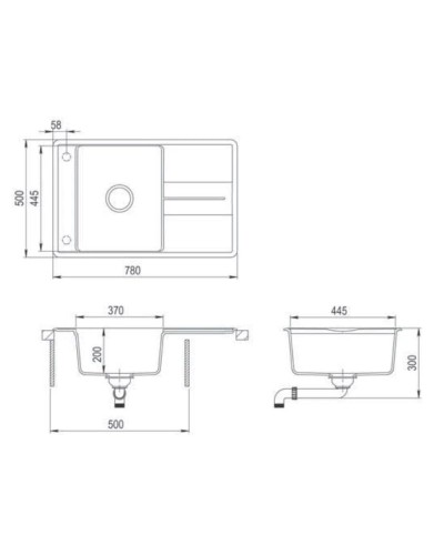 Кухонная мойка Teka Estela 50 B-TQ белый мрамор 40148084