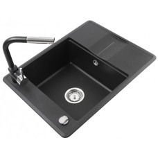 Кухонная мойка Teka Estela 50 S-TQ черный металлик 40148090