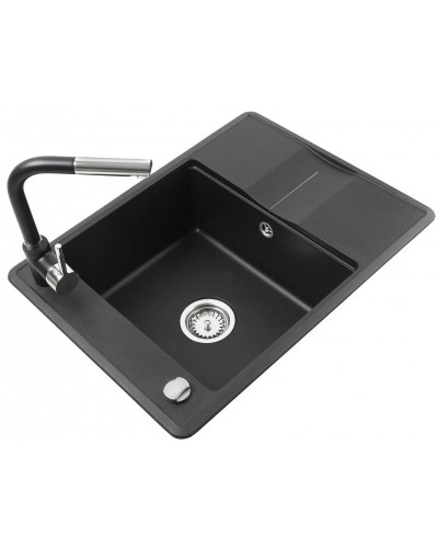 Кухонная мойка Teka Estela 50 S-TQ черный металлик 40148090