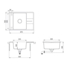 Кухонная мойка Teka Estela 50 S-TQ белый мрамор 40148094