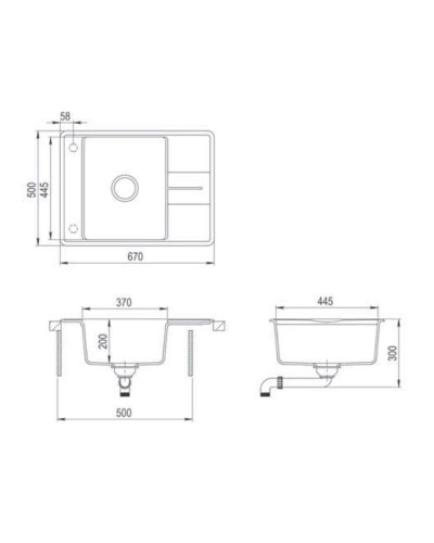 Кухонная мойка Teka Estela 50 S-TQ белый мрамор 40148094
