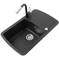 Кухонная мойка Teka Liva 60 S-TQ черный металлик 40148180