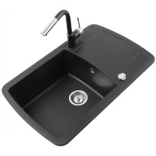 Кухонная мойка Teka Liva 60 S-TQ черный металлик 40148180