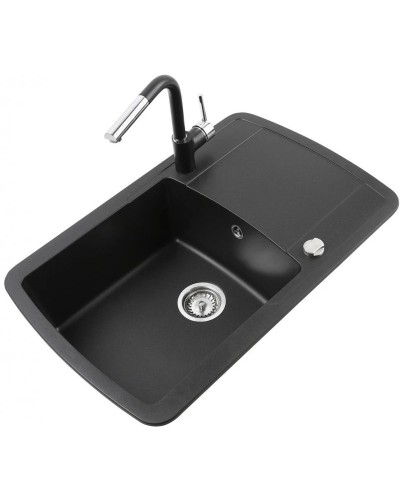 Кухонная мойка Teka Liva 60 S-TQ черный металлик 40148180