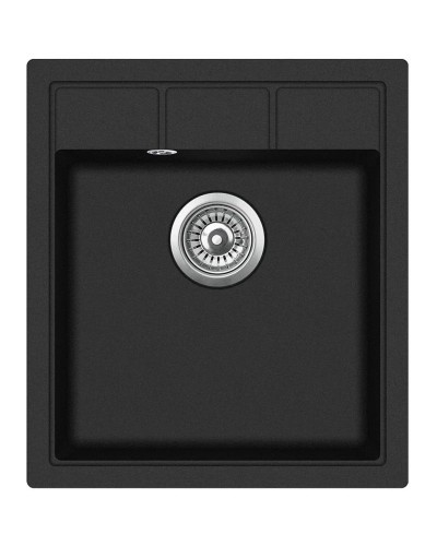 Кухонная мойка Teka Estela 45 S-TQ 1B черный металлик 40148070