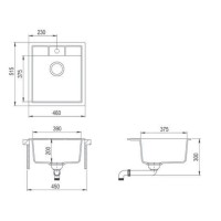 Кухонная мойка Teka Estela 45 S-TQ 1B топаз бежевый 40148072