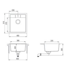 Кухонная мойка Teka Estela 45 S-TQ 1B топаз бежевый 40148072
