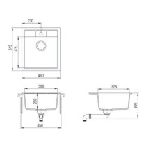 Кухонная мойка Teka Estela 45 S-TQ 1B песочный 40148073