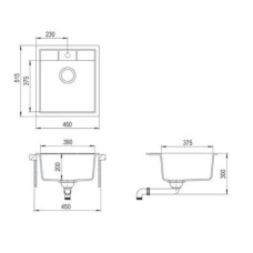 Кухонная мойка Teka Estela 45 S-TQ 1B песочный 40148073