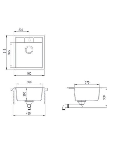 Кухонная мойка Teka Estela 45 S-TQ 1B белый мрамор 40148074