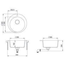 Кухонная мойка Teka Clave 45 B-TQ 1B белый мрамор 40148144