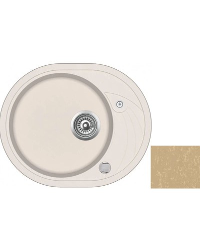 Кухонная мойка Teka Clave 45 S-TQ топаз бежевый 40148152