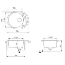 Кухонная мойка Teka Clave 45 S-TQ белый мрамор 40148154