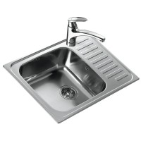 Кухонная мойка Teka Classic 1B 1/2D полированная сталь 10119070