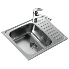 Кухонная мойка Teka Classic 1B 1/2D полированная сталь 10119070