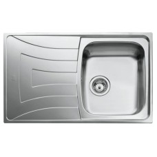 Кухонная мойка Teka Universo 79.50 1B 1D декоративная сталь 10120045