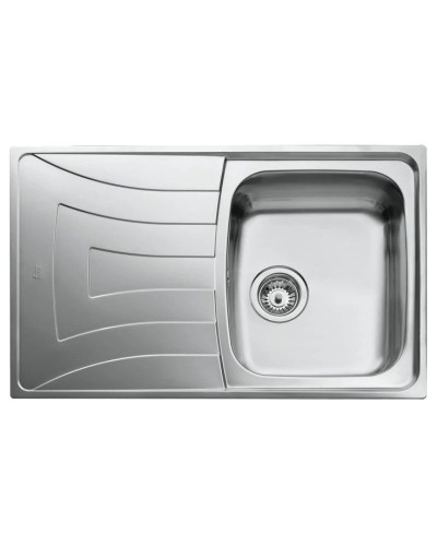 Кухонная мойка Teka Universo 79.50 1B 1D декоративная сталь 10120045