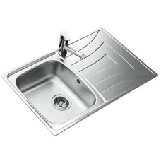Кухонная мойка Teka Universo 79.50 1B 1D декоративная сталь 10120045