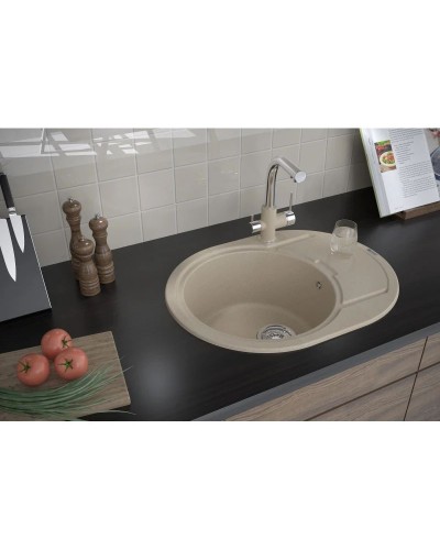 Кухонная мойка Paulmark Oval бежевый PM316502-BE