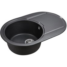 Кухонная мойка Paulmark Fittich черный PM317650-BL