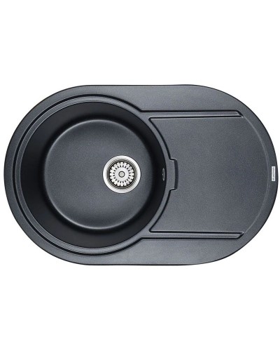 Кухонная мойка Paulmark Fittich черный металлик PM317650-BLM