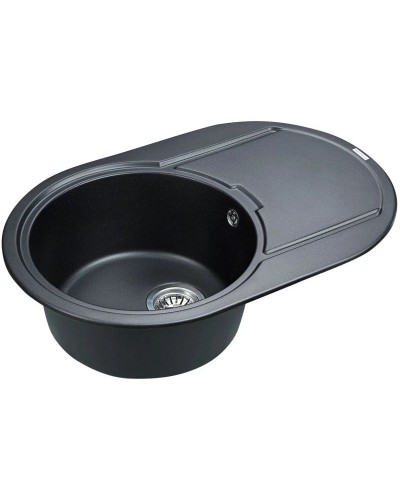Кухонная мойка Paulmark Fittich черный металлик PM317650-BLM