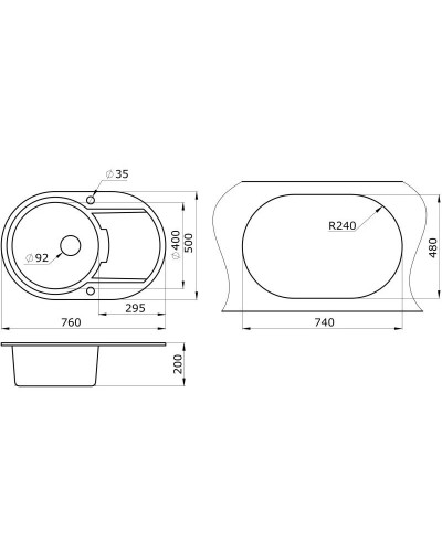 Кухонная мойка Paulmark Fittich кофе PM317650-CO