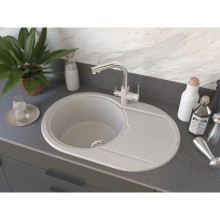 Кухонная мойка Paulmark Fittich серый PM317650-GR