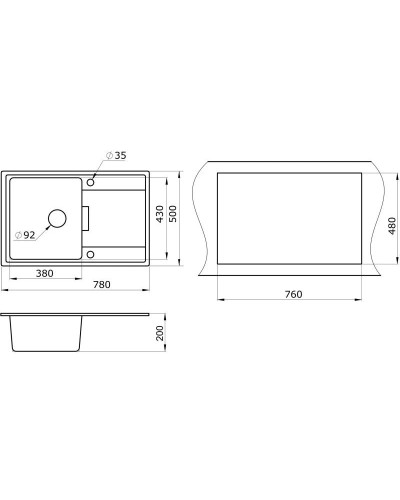 Кухонная мойка Paulmark Flugen шампань PM217850-CH