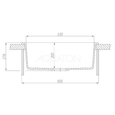 Кухонная мойка Акватон Делия жемчуг 1A715232LD240