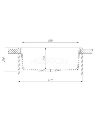 Кухонная мойка Акватон Делия жемчуг 1A715232LD240