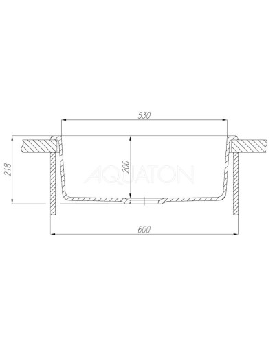 Кухонная мойка Акватон Делия кофе 1A715232LD280