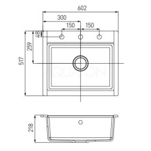 Кухонная мойка Акватон Делия кофе 1A715232LD280