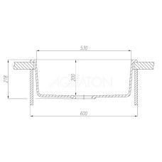 Кухонная мойка Акватон Делия песочный 1A715232LD220