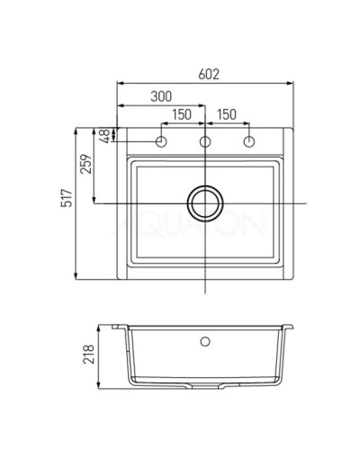 Кухонная мойка Акватон Делия песочный 1A715232LD220